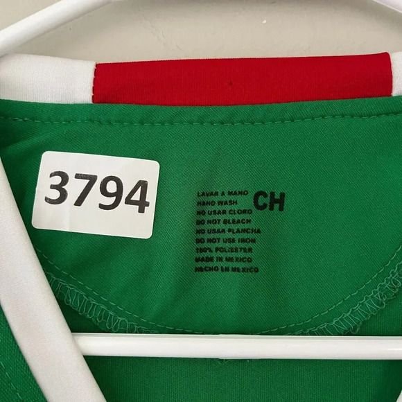 Mens Mexico Green White Soccer 2011-2013 Home Jersey XS/S Pullover Football - Picture 8 of 10
